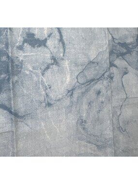 Marbled Blue Cotton Fabric 12"x44" Perfect for Your Crafting Adventures & Sarcas